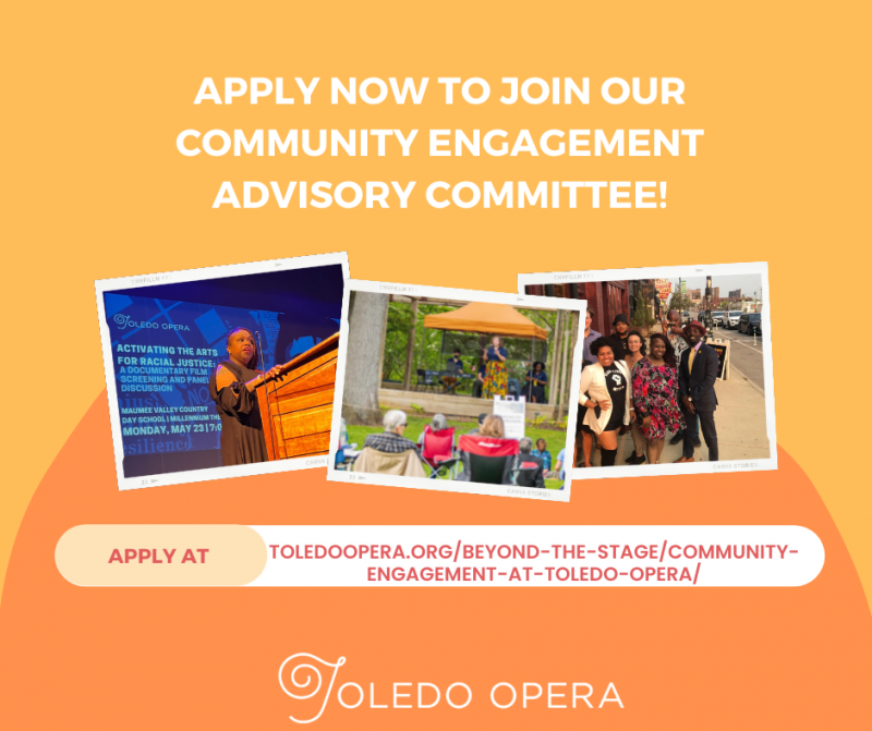 Thumbnail photo of Toledo Opera Seeking Applicants for 2022-2023 Advisory Committee