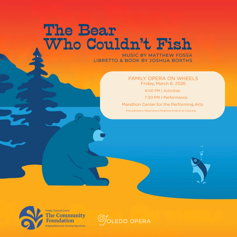 Thumbnail photo of Toledo Opera Partners with The Findlay-Hancock County Community Foundation for Series of Free Community Events