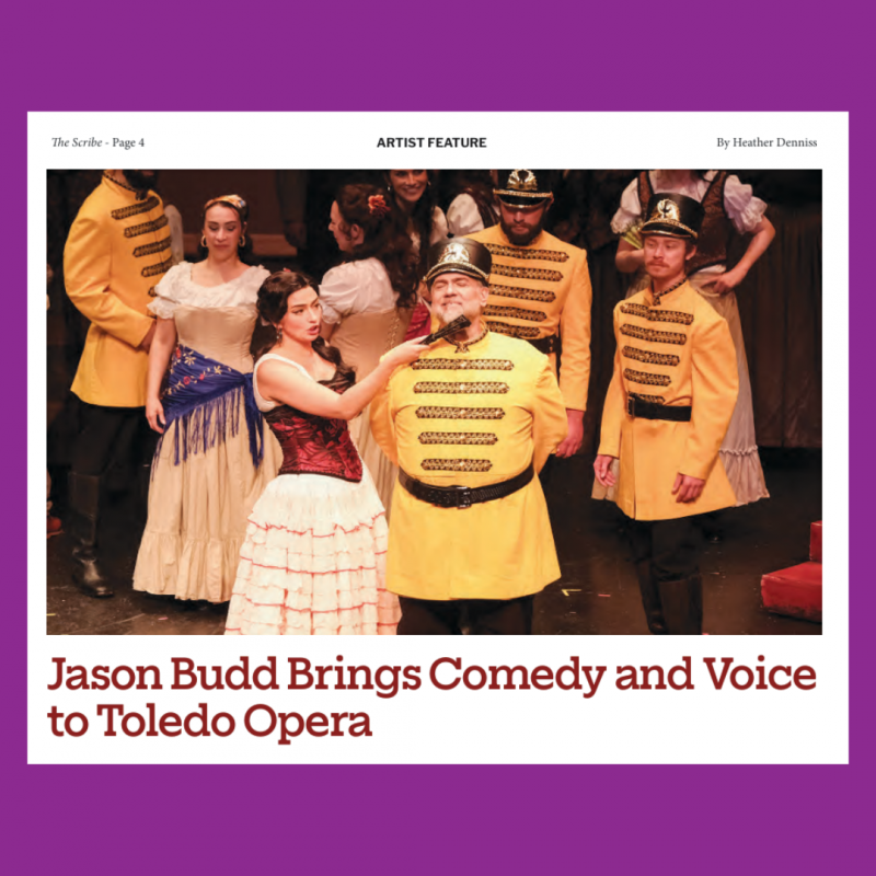Thumbnail photo of Jason Budd Brings Comedy and Voice to Toledo Opera
